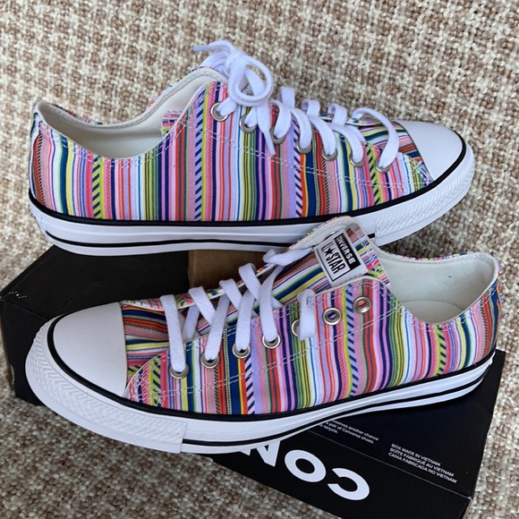 Converse Ctas OX White/Multi/Black MEN`S - Picture 11 of 16